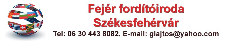 fordítóiroda Székesfehérvár
